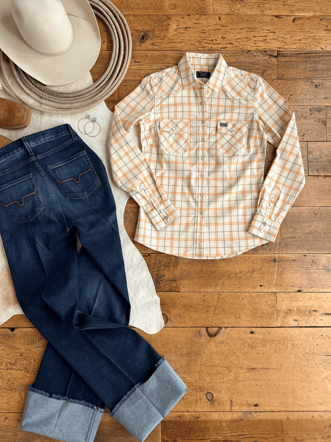 Casco Kimes Plaid Pearl Snap