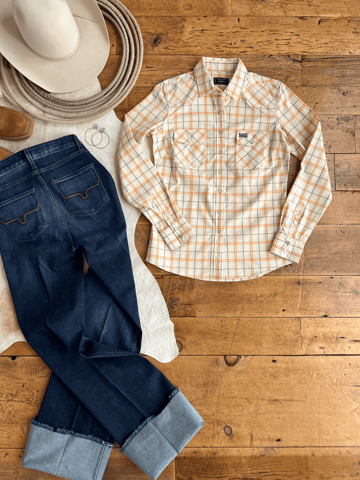 Casco Kimes Plaid Pearl Snap
