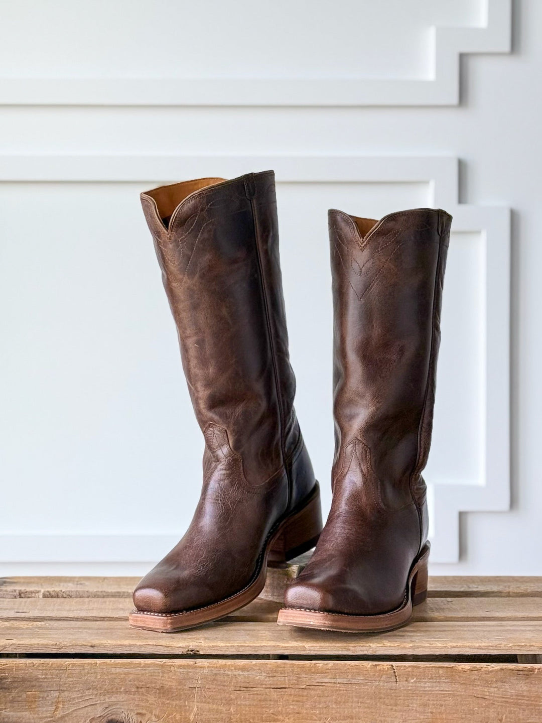 Charlie Cafe Stovepipe Leather Boot