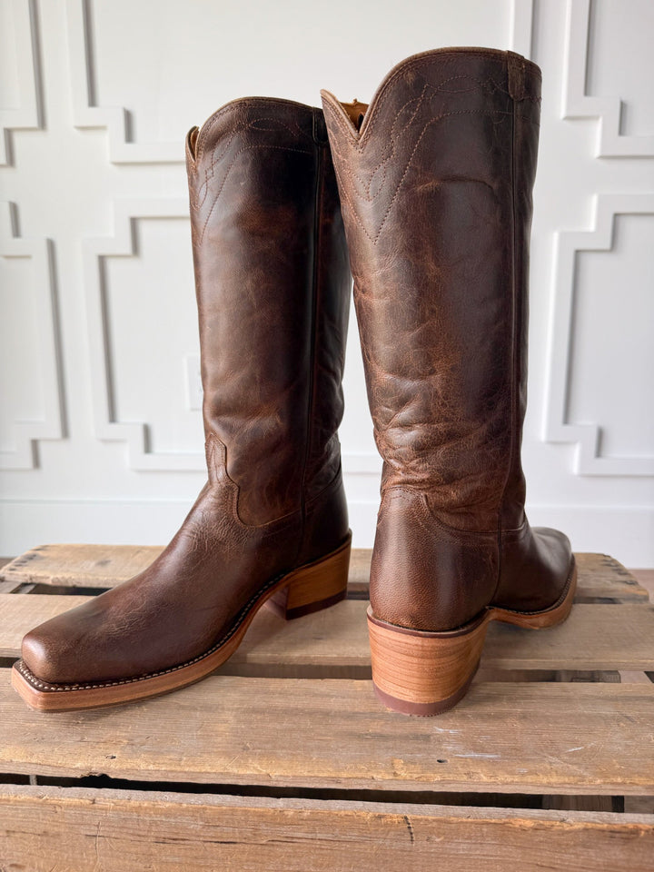 Charlie Cafe Stovepipe Leather Boot
