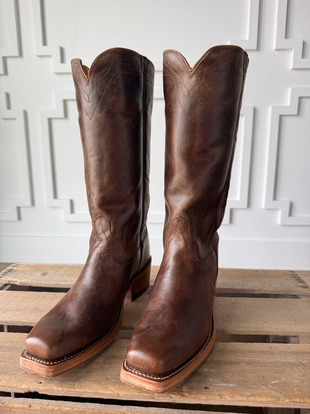 Charlie Cafe Stovepipe Leather Boot