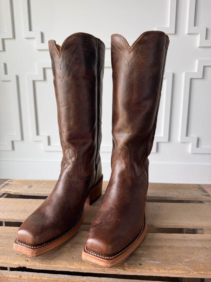 Charlie Cafe Stovepipe Leather Boot