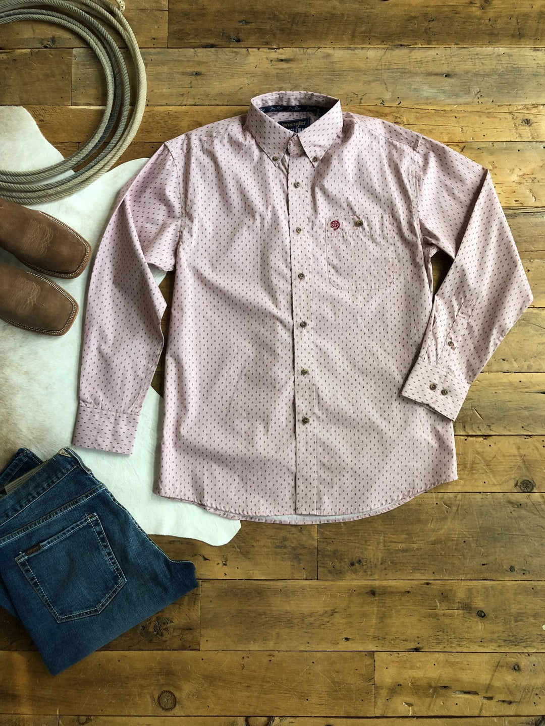 Chasen Wrangler Men's Southwest Button Up
