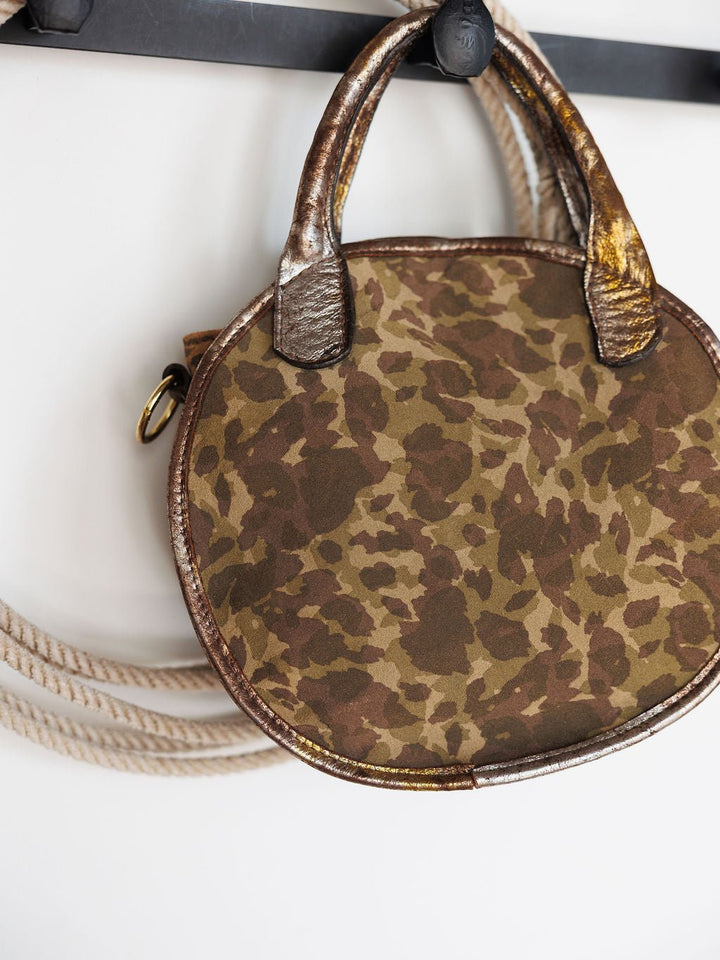 Checotah Camo Leather Handbag