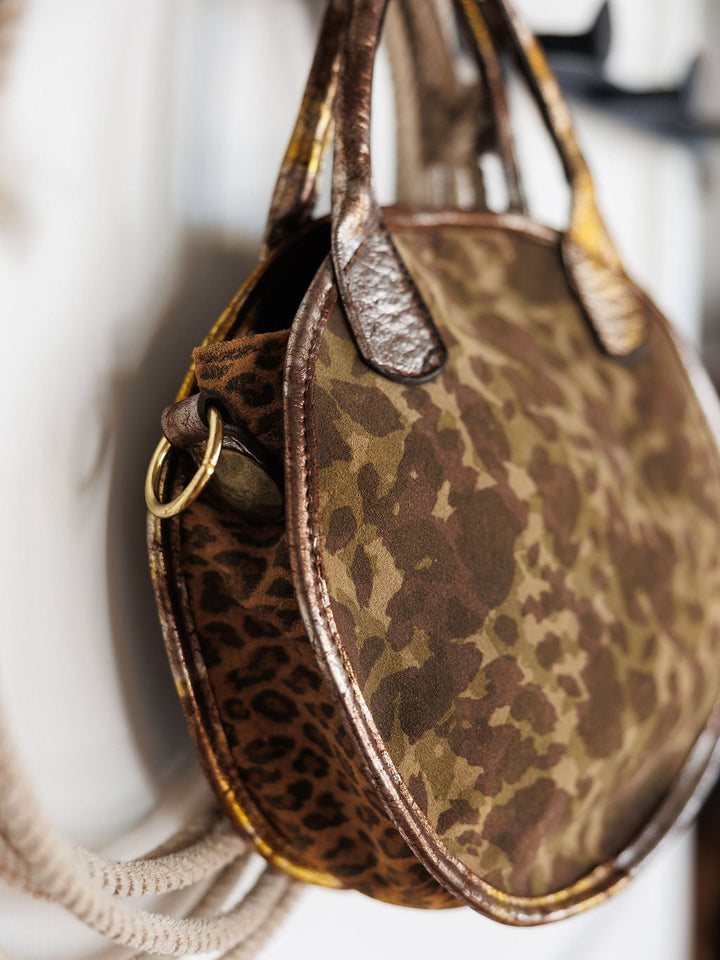Checotah Camo Leather Handbag
