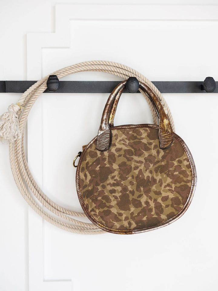 Checotah Camo Leather Handbag