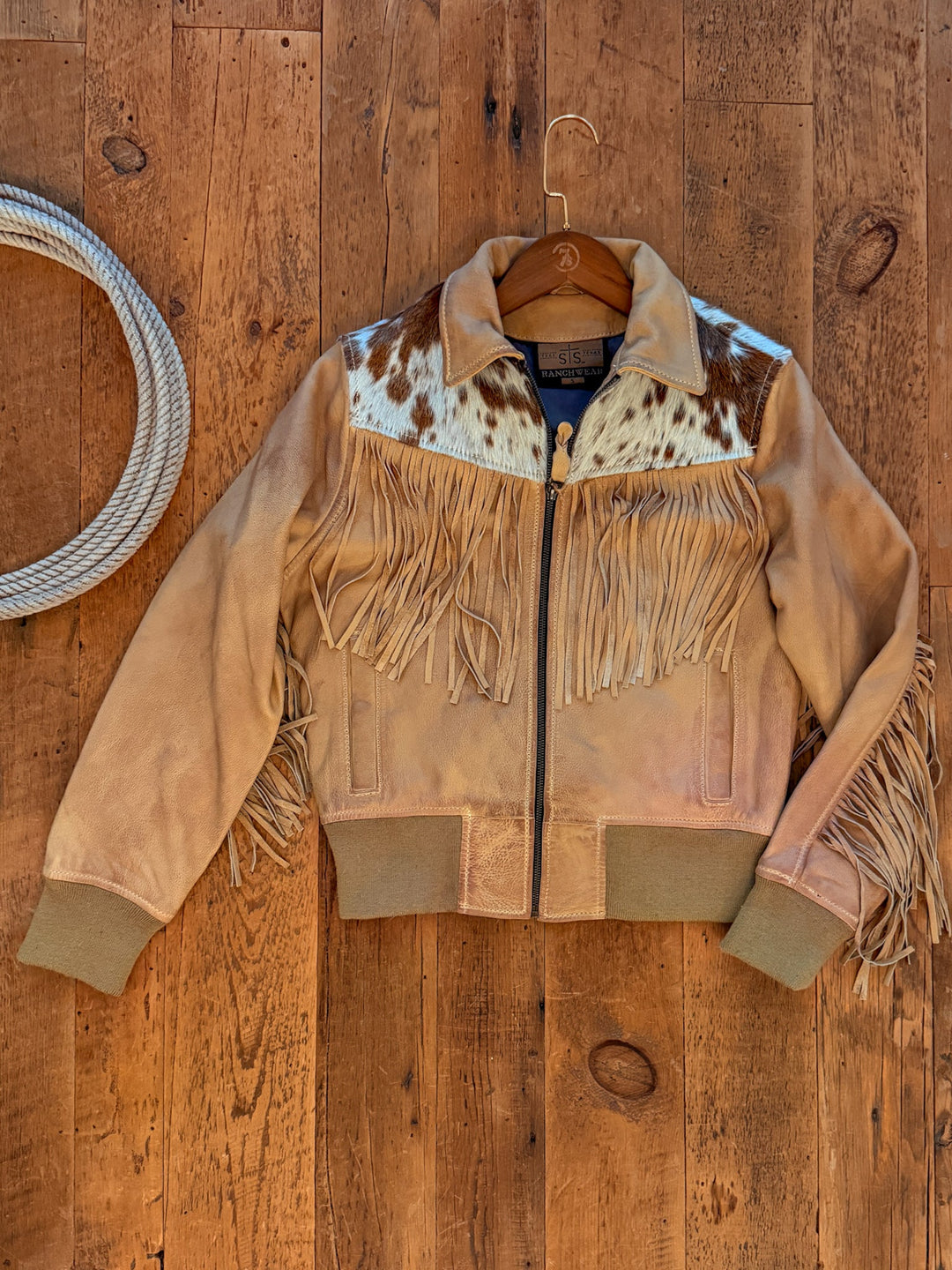 Chisholm Cowhide Leather Jacket {S}