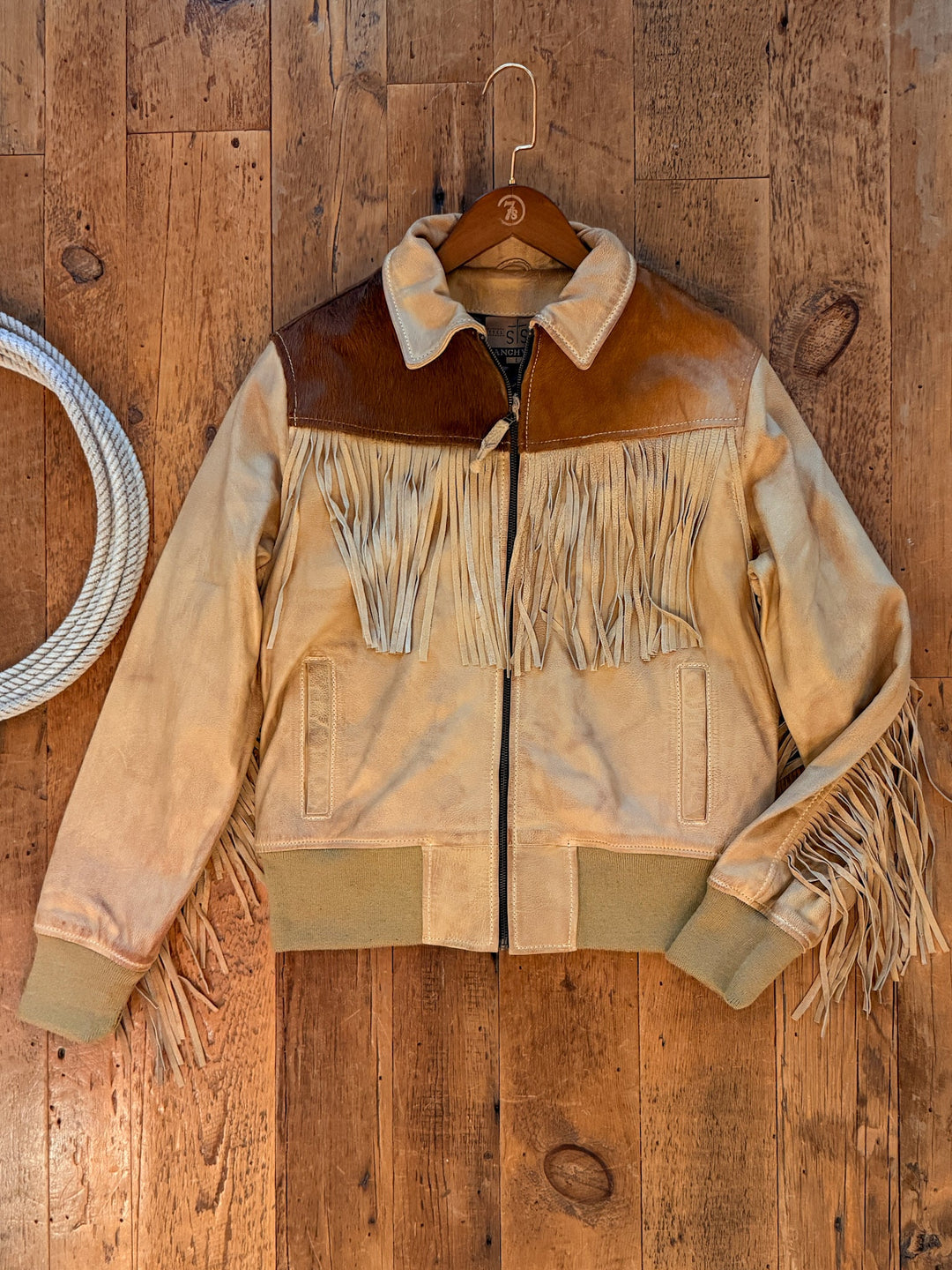 Chisholm Palomino Leather Jacket {L}