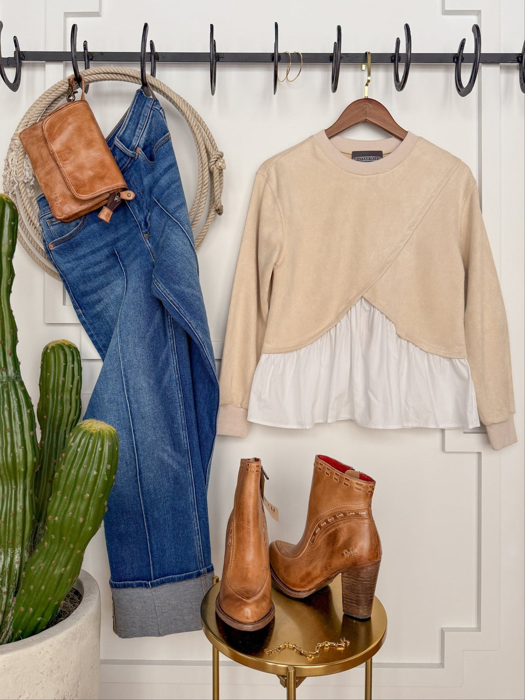 Chula Vista Layered Suede Top