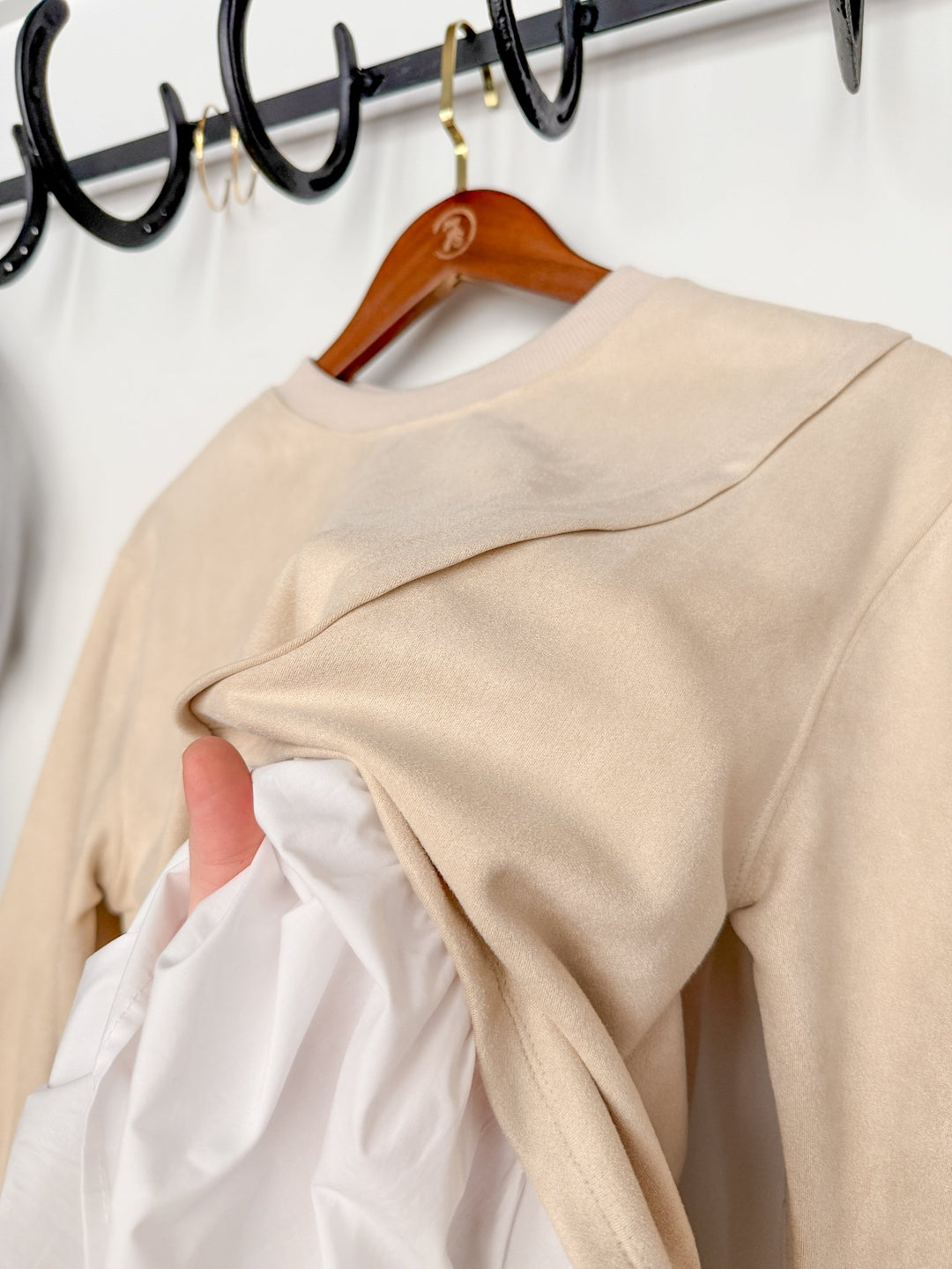 Chula Vista Layered Suede Top
