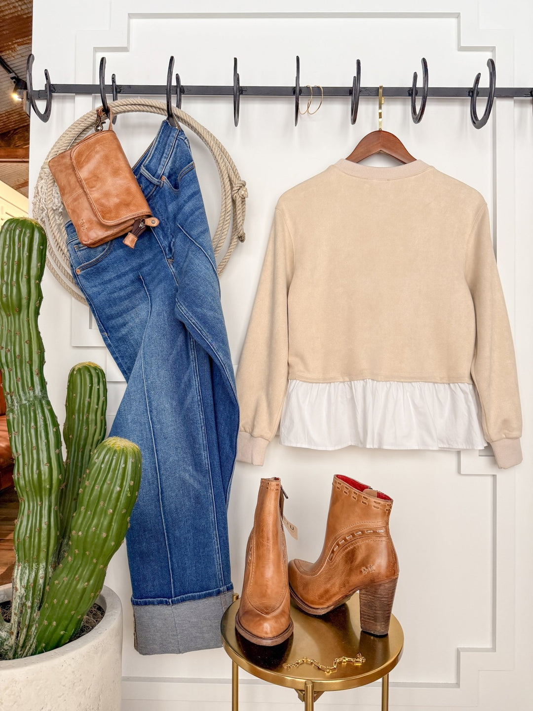 Chula Vista Layered Suede Top