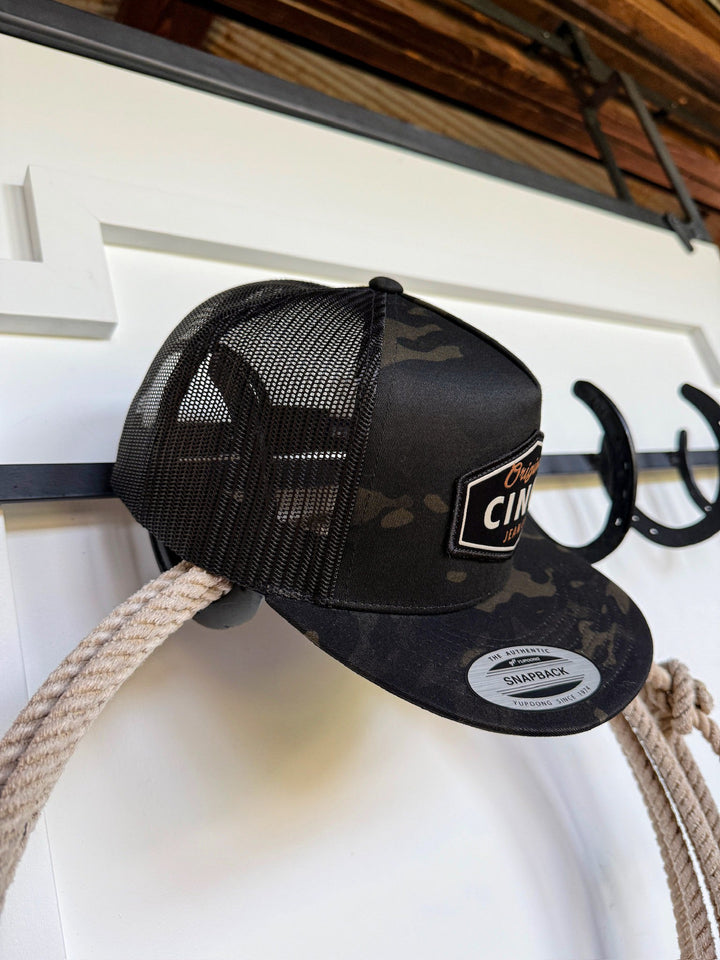 Cinch Black Camo Cap