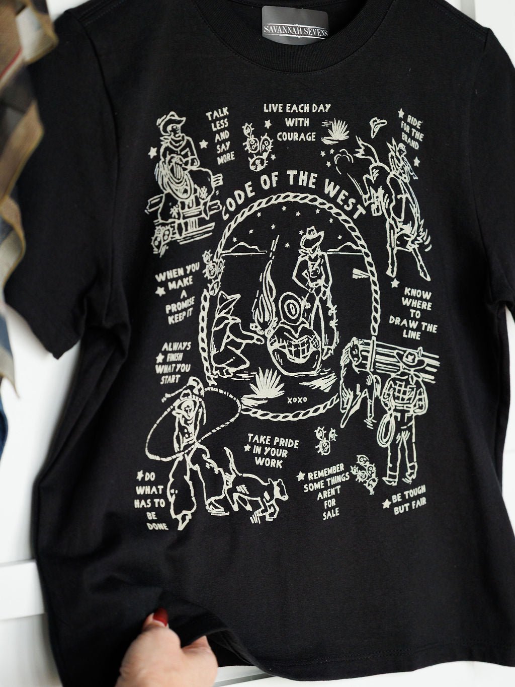 Code Of The West Graphic Tee