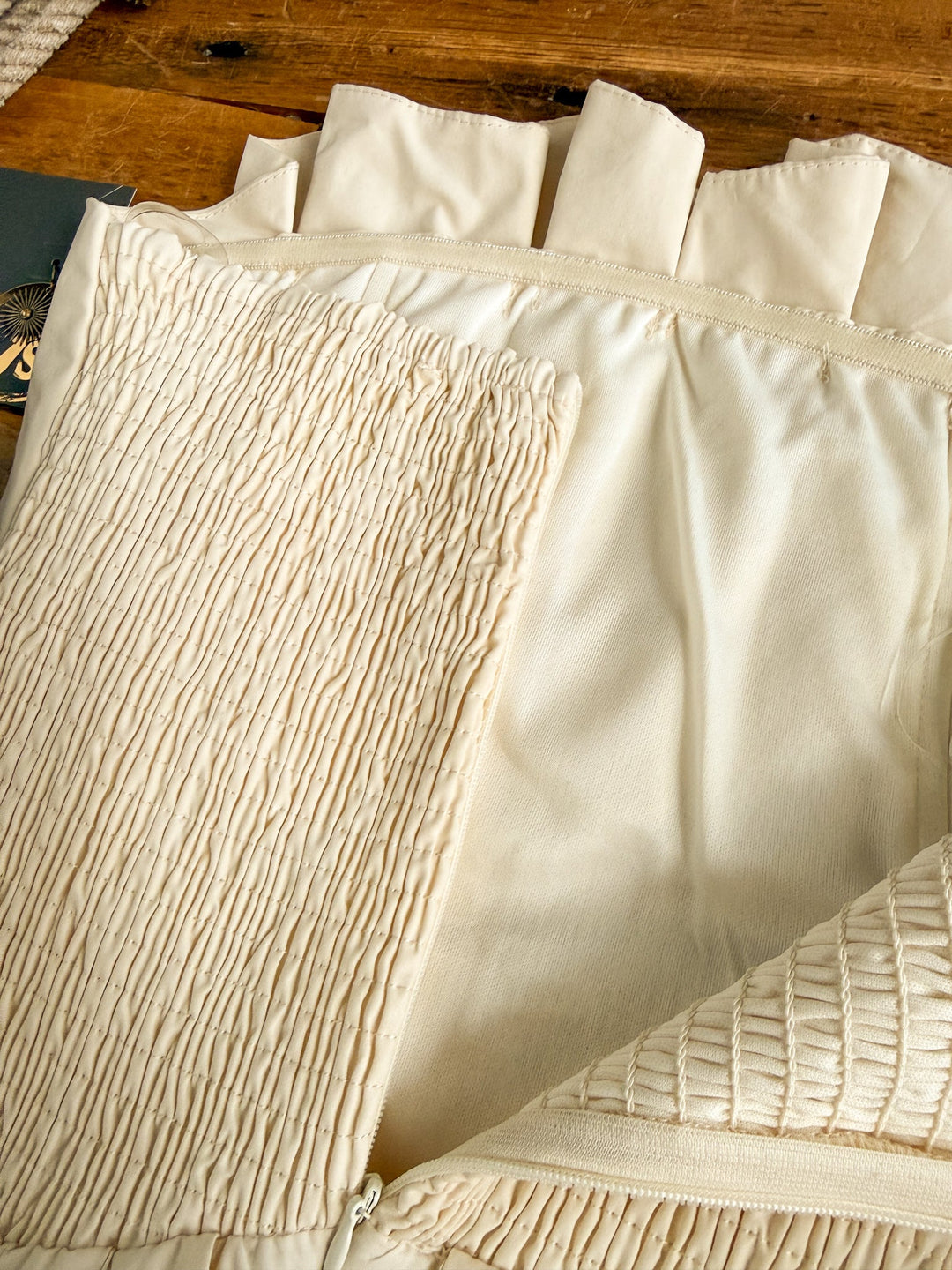 Cohutta Cream Strapless Top