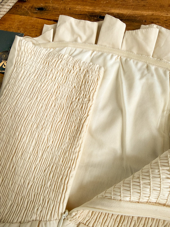 Cohutta Cream Strapless Top