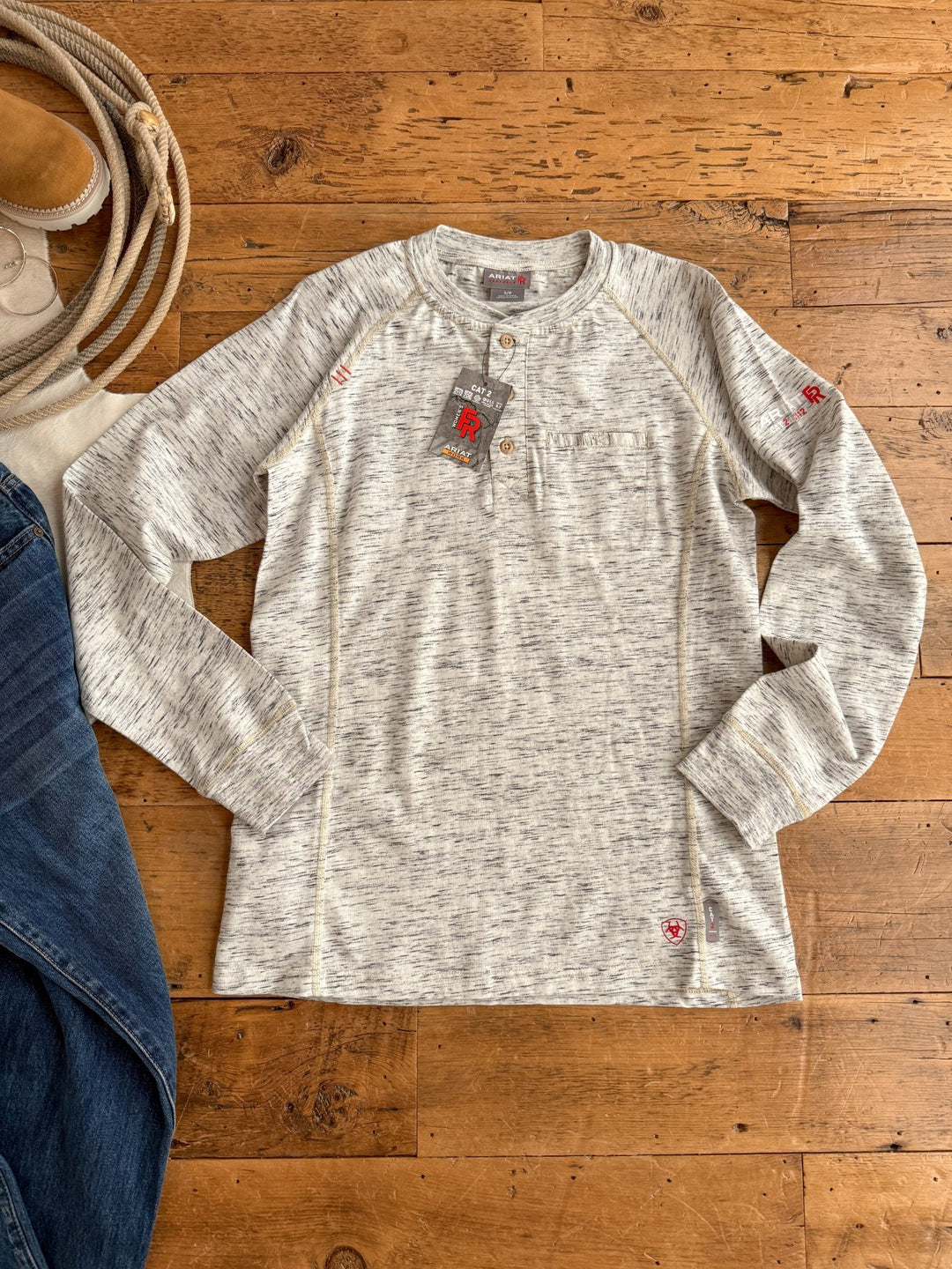 Colby Heather Henley Top