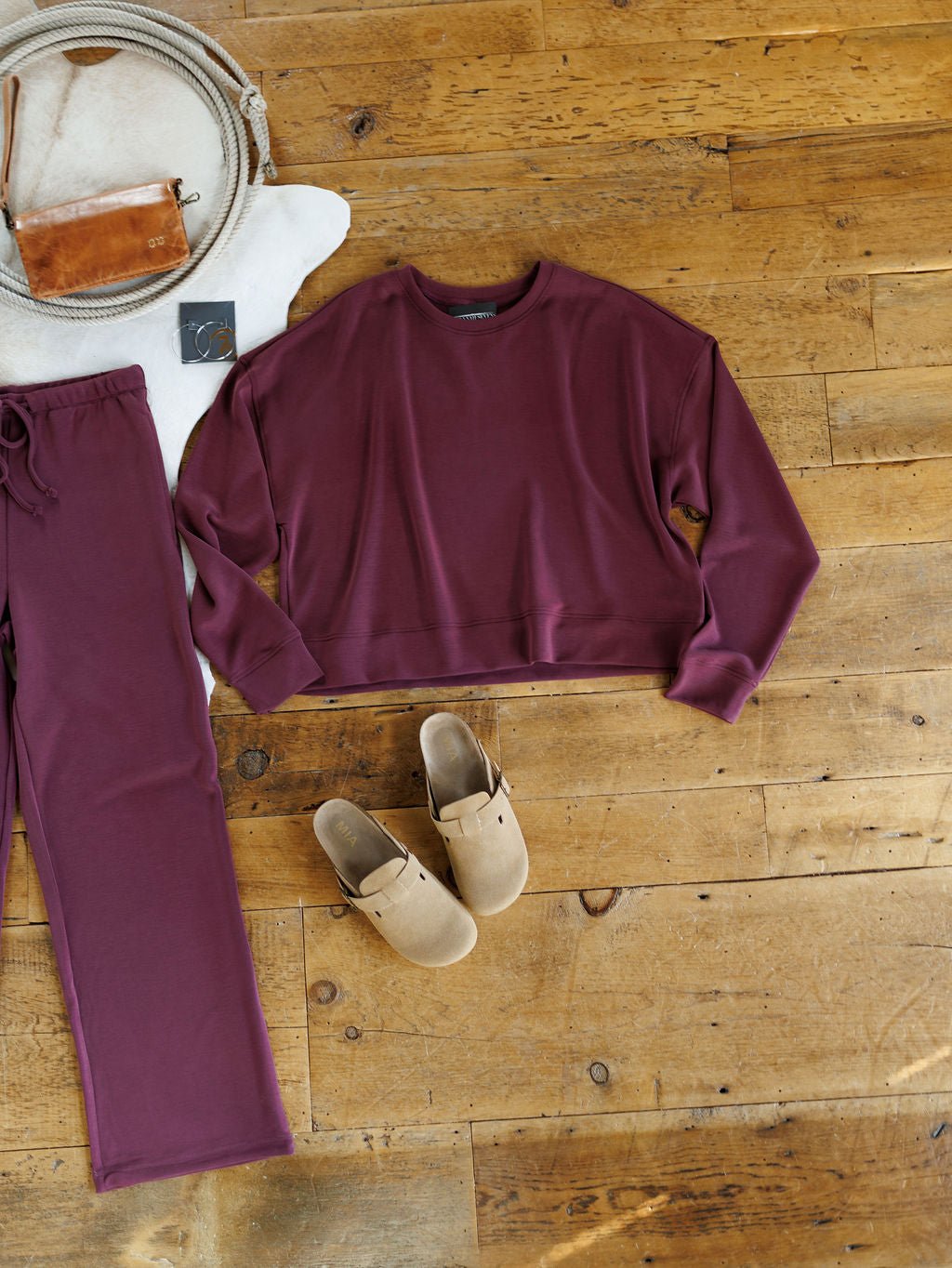 Colita Plum Activewear Set