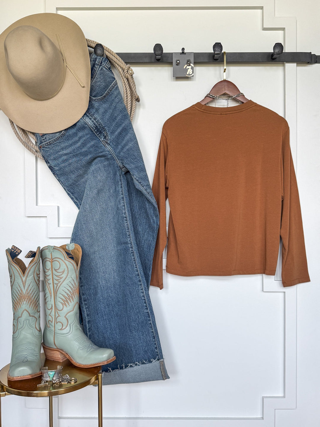 Colville Caramel Basic Top