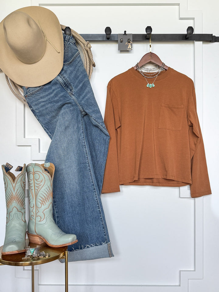 Colville Caramel Basic Top