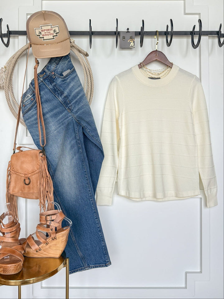 Conroe Cream Woven Top