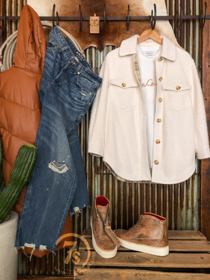 Coulee Off-White Shacket