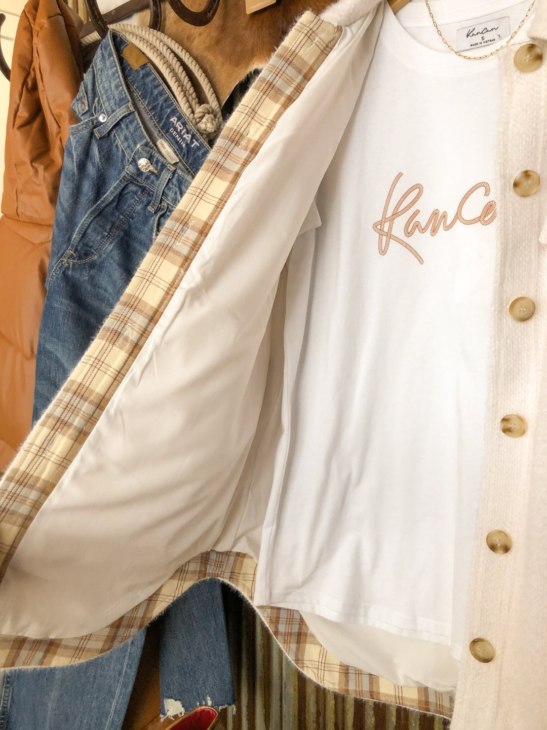 Coulee Off-White Shacket