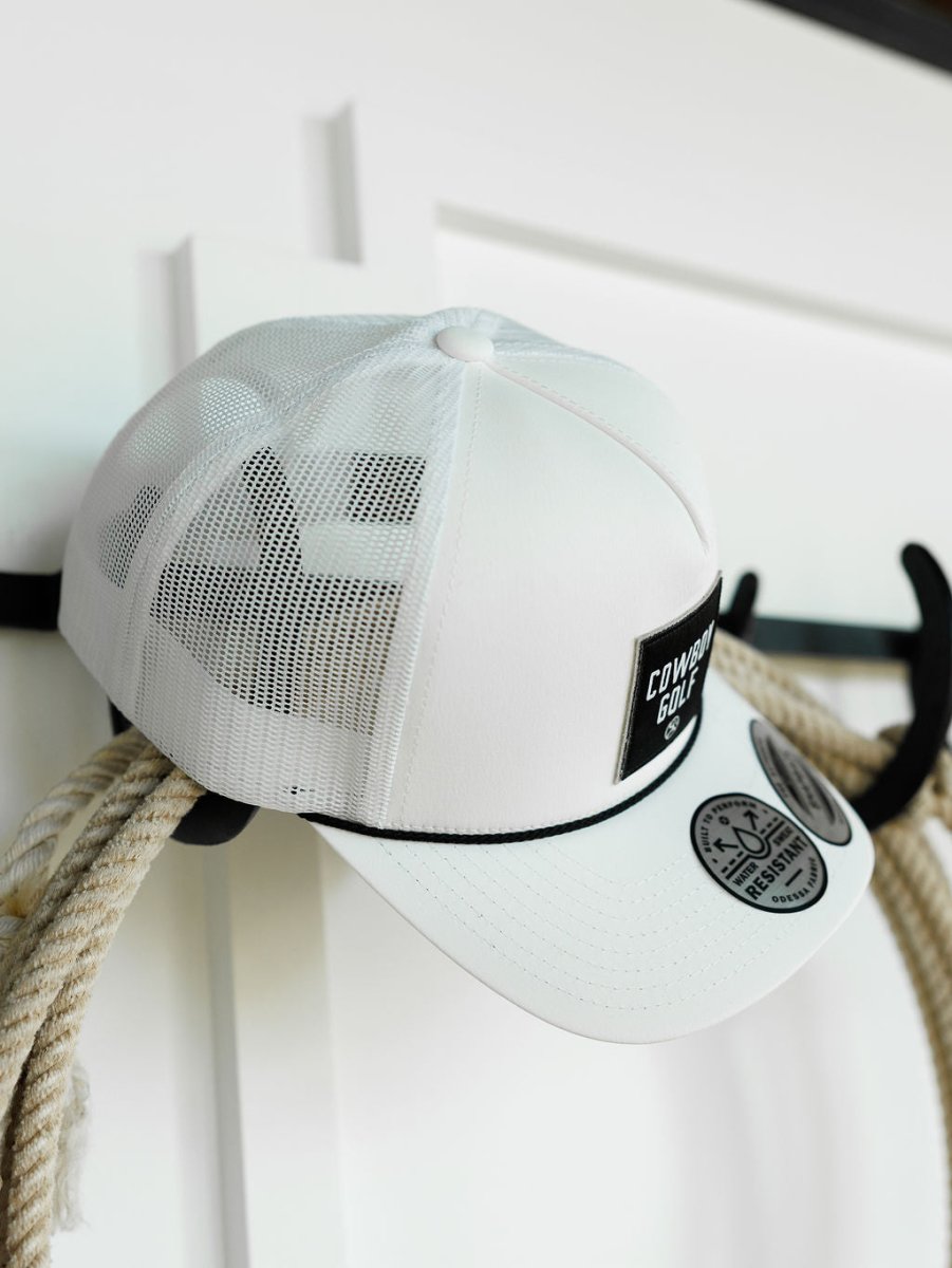 Cowboy Golf Cap {White}