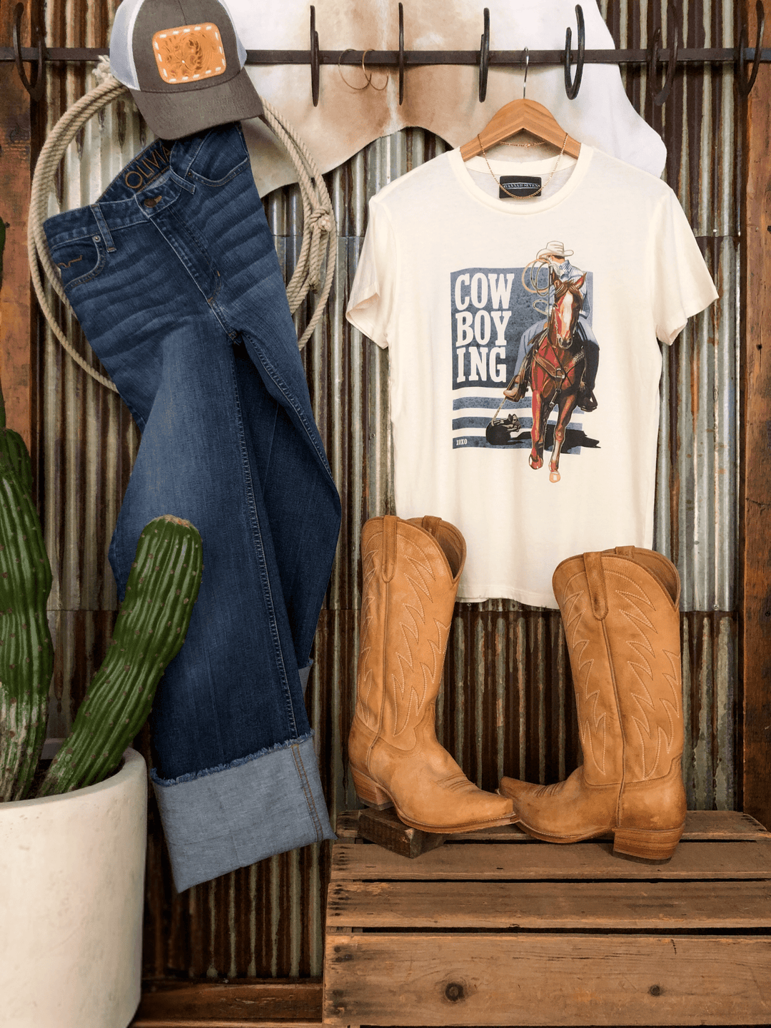 Cowboying Graphic Tee