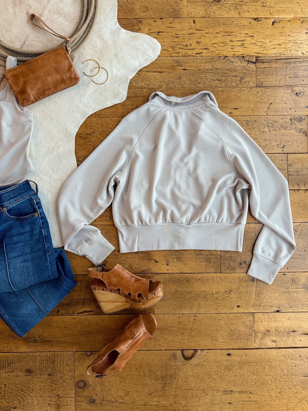 Cresson Light Grey Soft Stretch Jacket