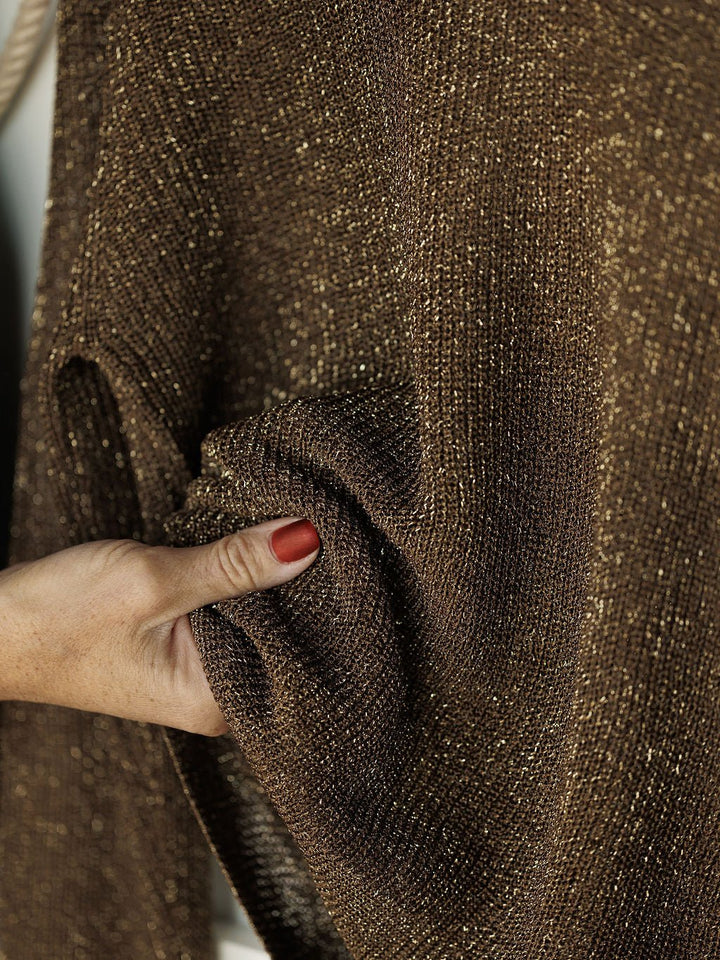 Crestone Metallic Knit Top