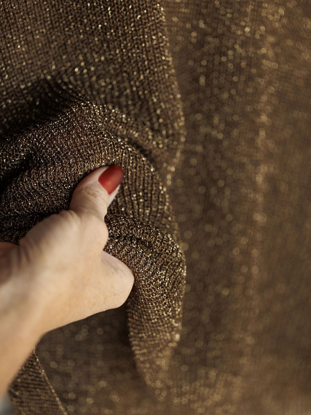 Crestone Metallic Knit Top