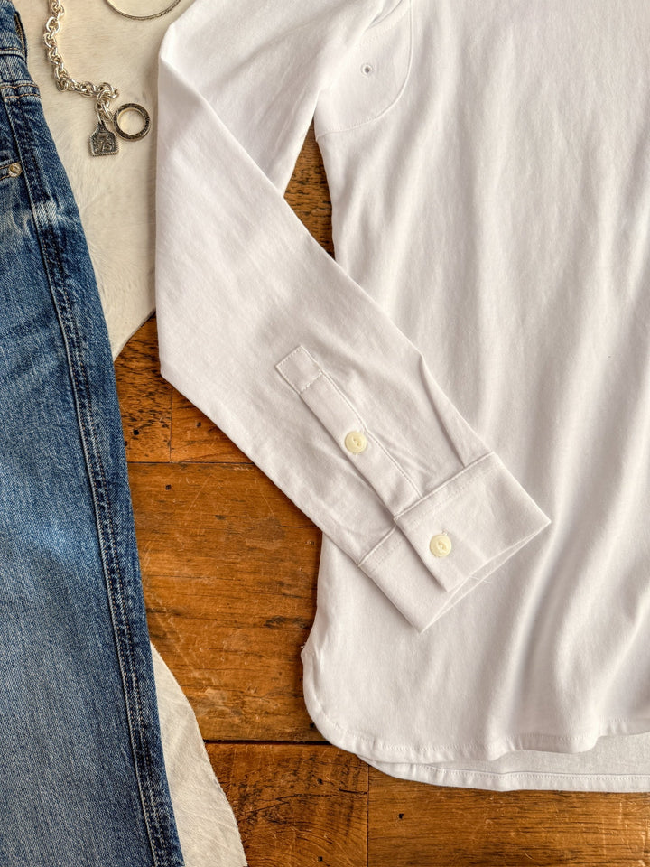 Creswell Kimes White Popover Top