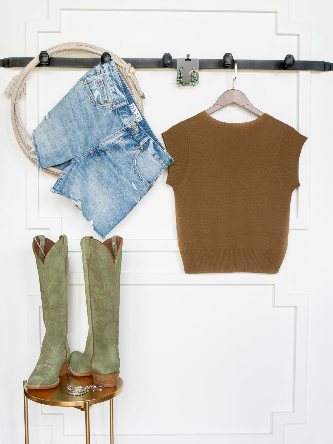 Dacoma Bronze Knit Top