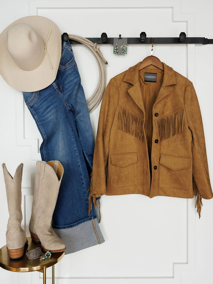 Dacono Fringe Button Up Jacket
