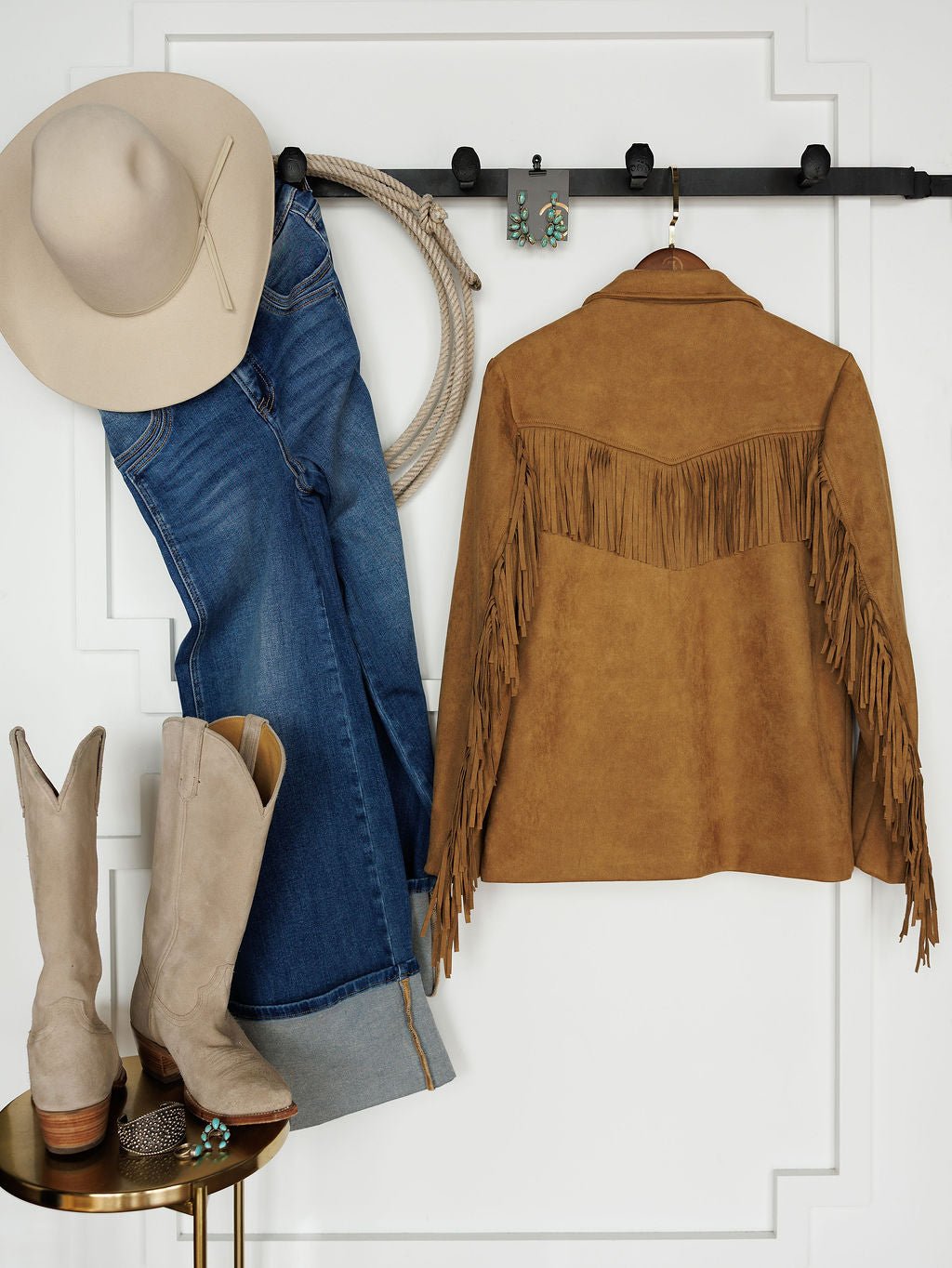 Dacono Fringe Button Up Jacket