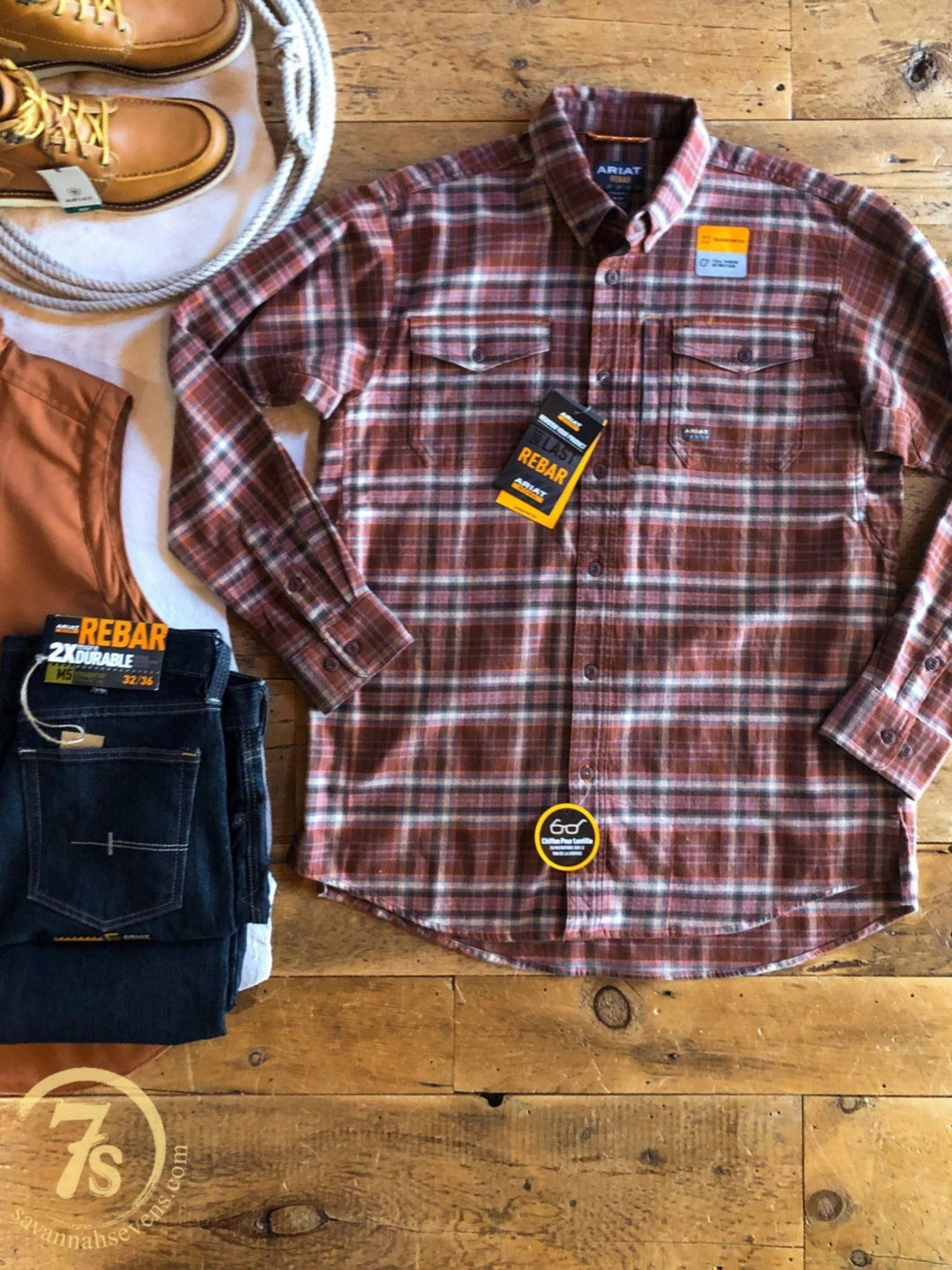 Dadeville Ariat Men's Flannel Button Up {XL Tall}