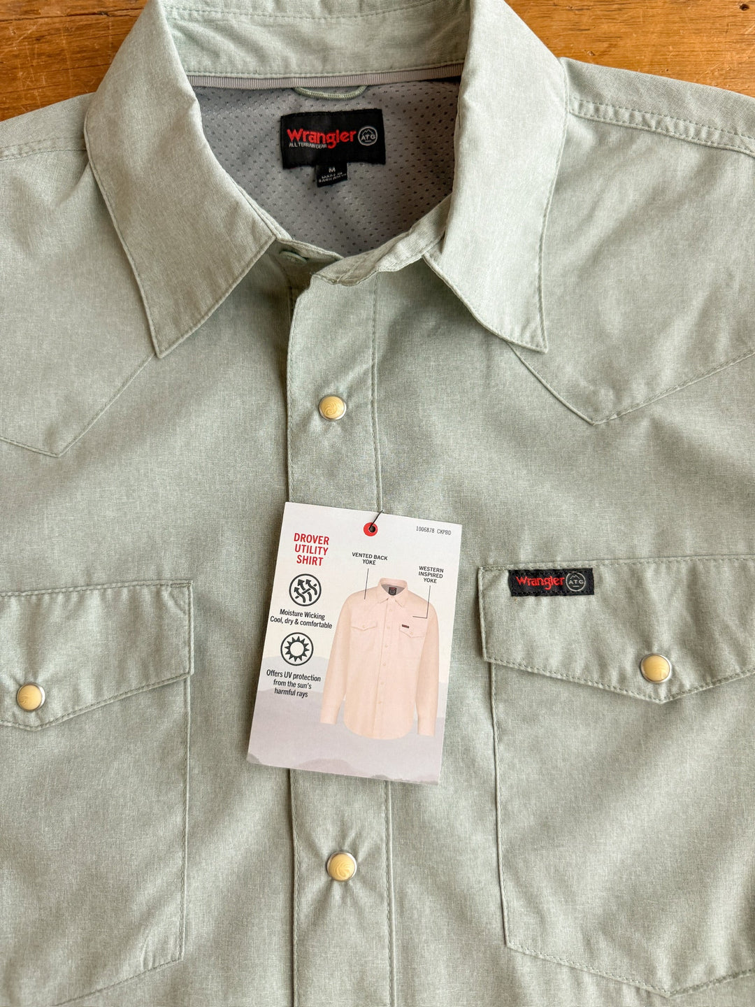 Dayton Wrangler Men's Sage Pearl Snap