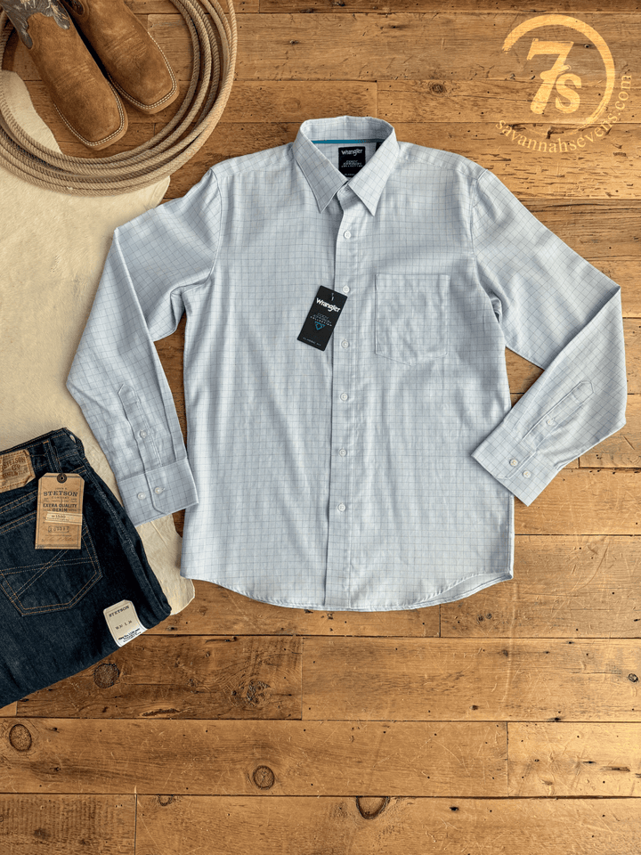 Deadwood Wrangler Men's Checkered Button Up