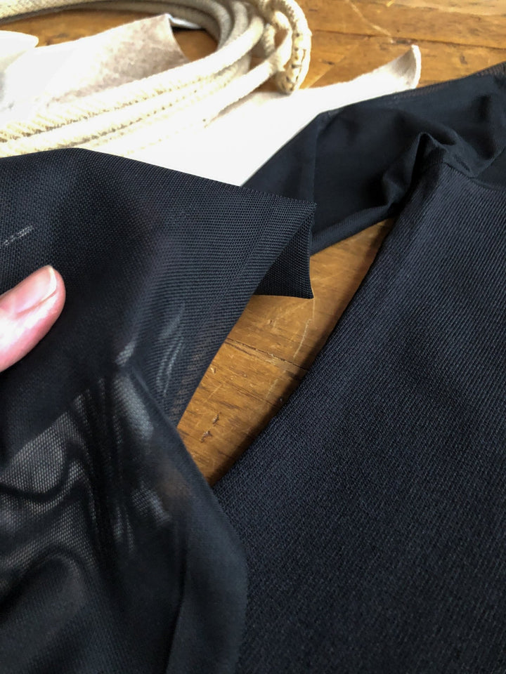 Delancey Black Long Sleeve Dress