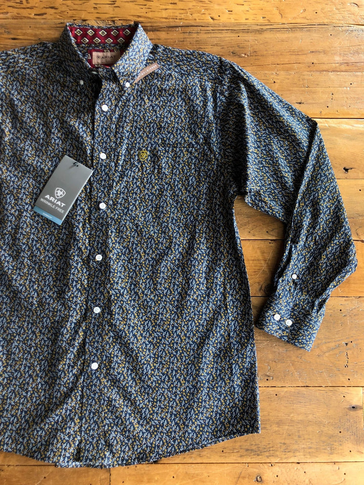 Diboll Ariat Men's Navy Button Up