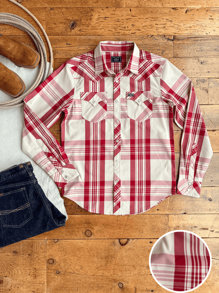 Dickinson Kimes Plaid Pearl Snap
