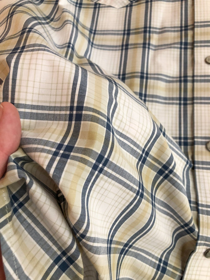 Dodson Ariat Men's Navy Striped Pearl Snap