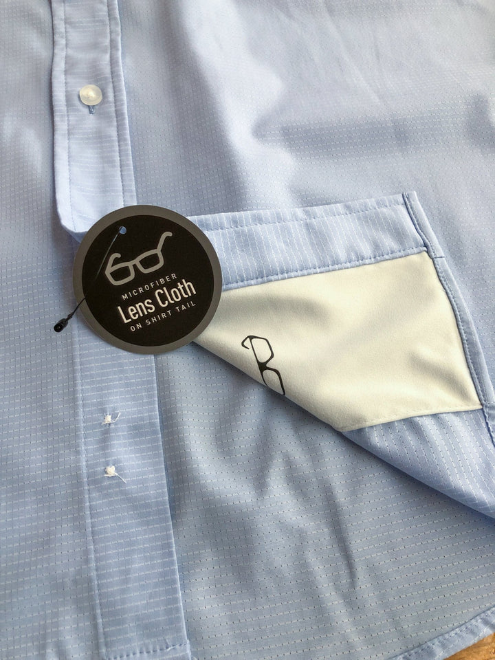 Edgerton Ariat Mens Light Blue Button Up