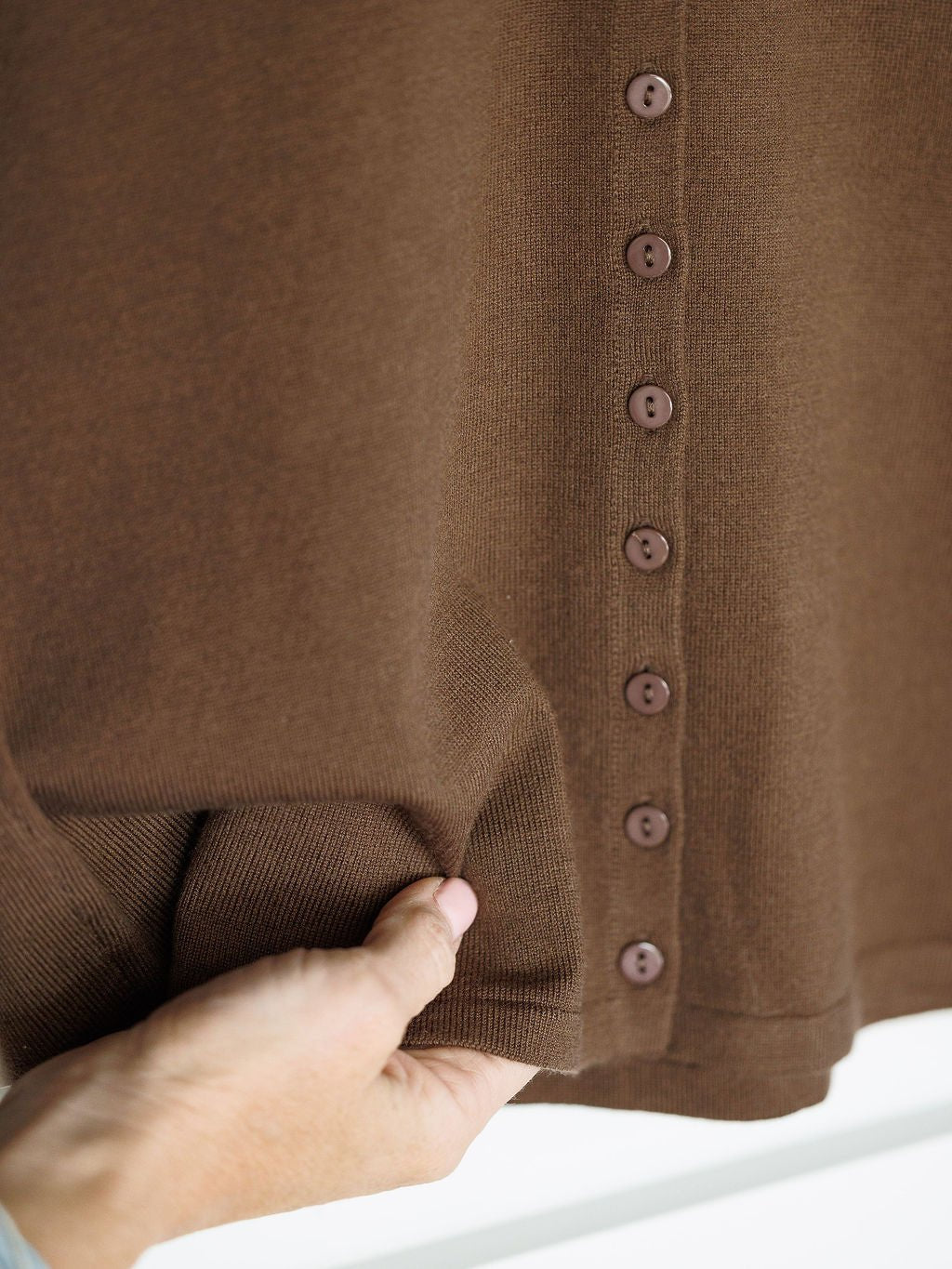Norwood Chocolate Button Up Cardigan
