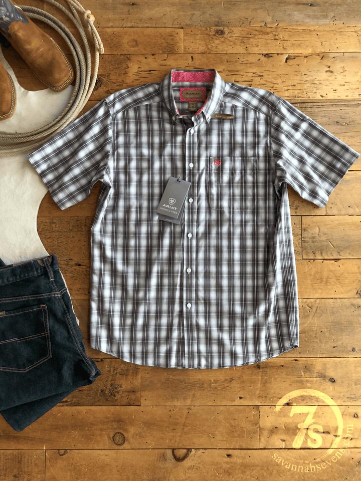 Edmond Ariat Men's Plaid Button Up