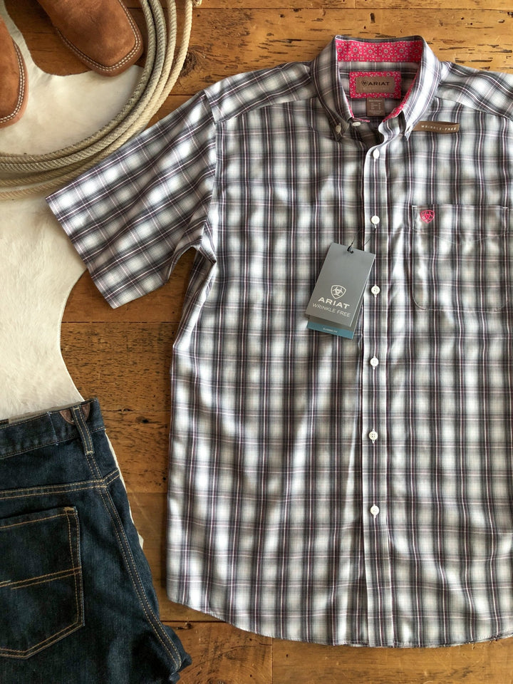Edmond Ariat Men's Plaid Button Up