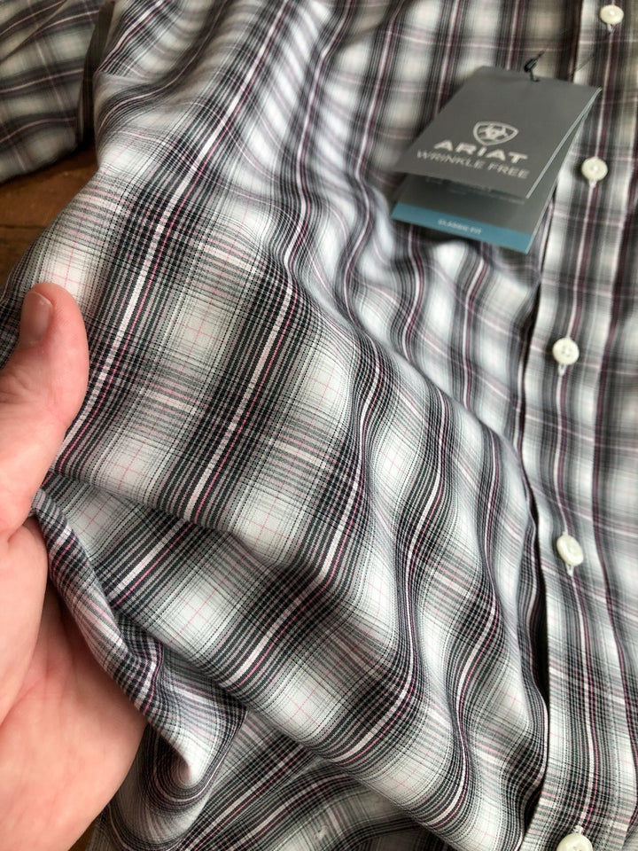 Edmond Ariat Men's Plaid Button Up