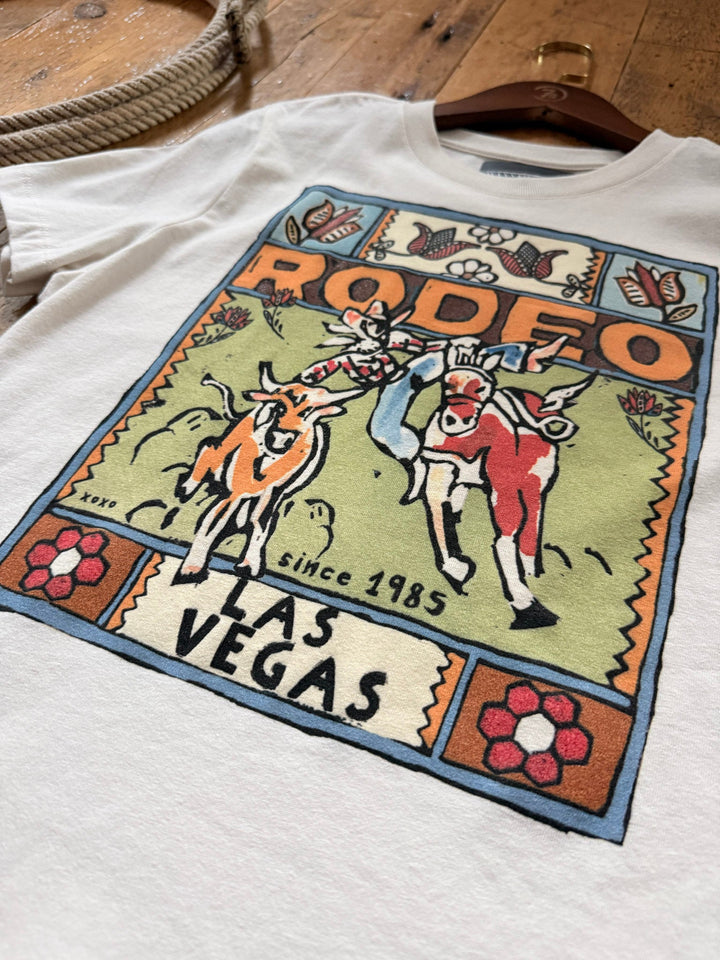 Folk Steer Wrestler Graphic Tee
