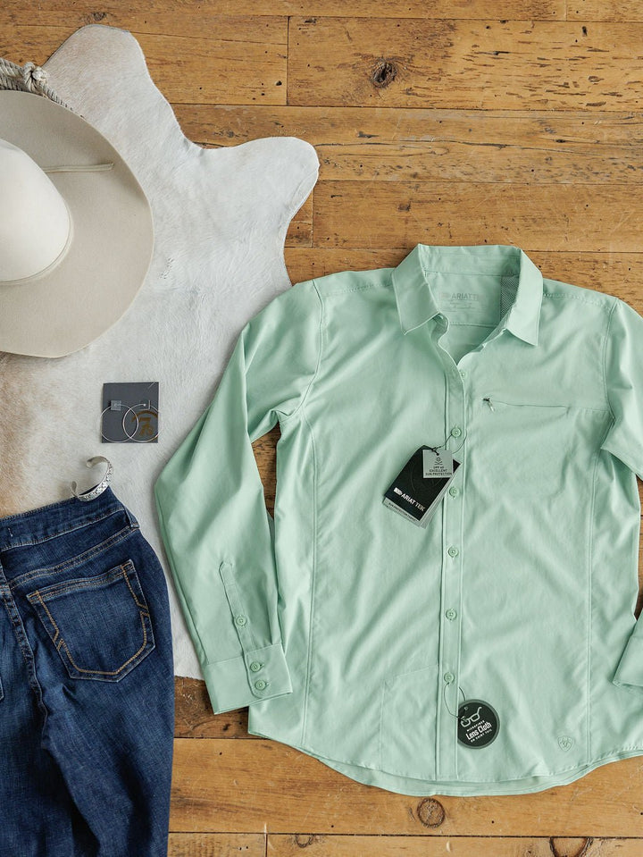 Foristell Ariat Seafoam Green Performance Shirt