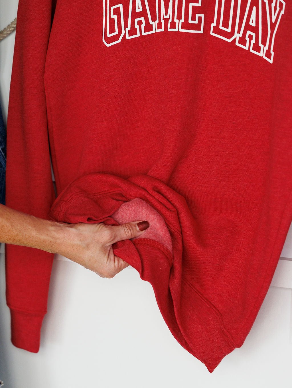 Game Day Red Pullover
